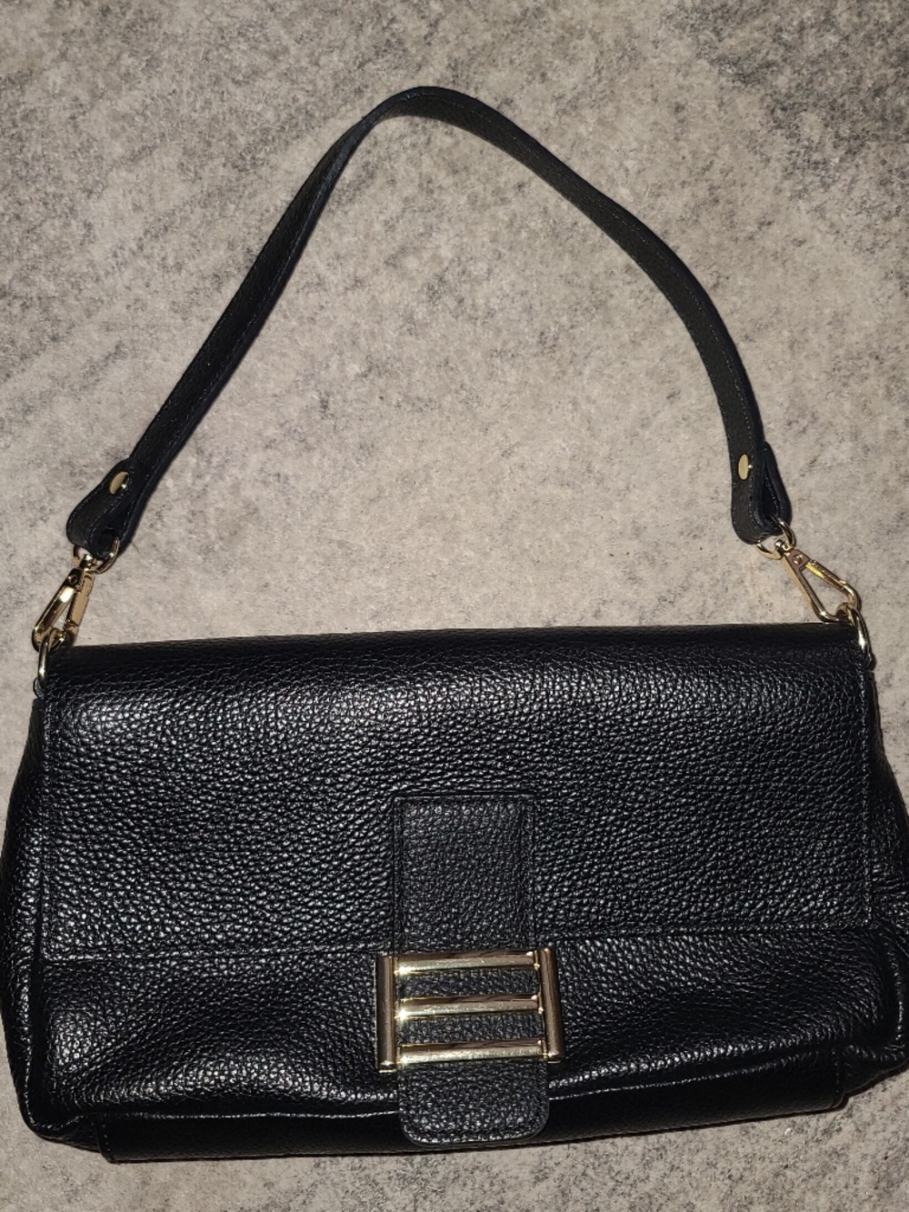 Divina Firenze Baquette Purse Black